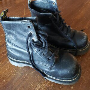 Dr. Martens Steel Toed Black Boots